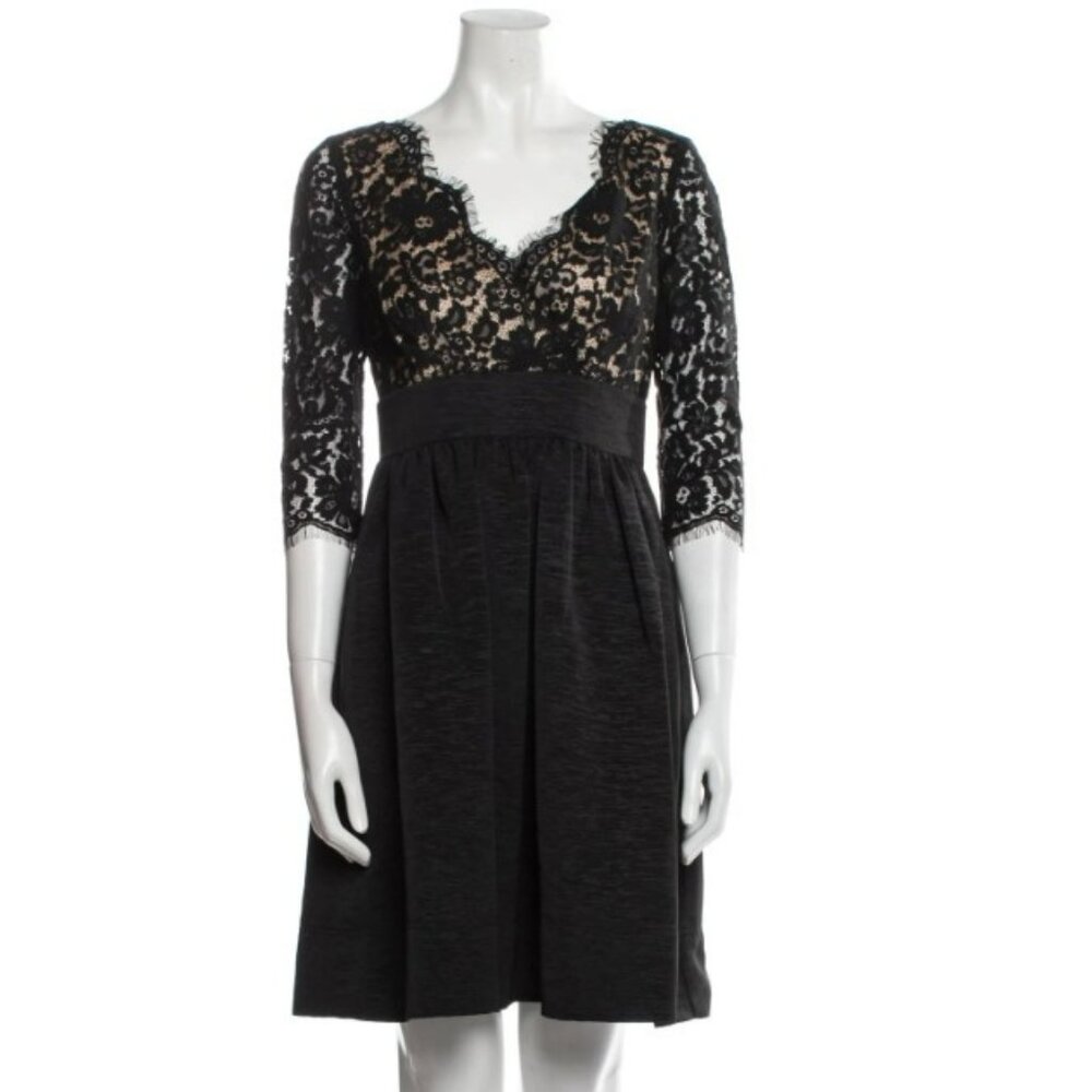 Eliza J Black with Lace Cocktail Dress Size 14